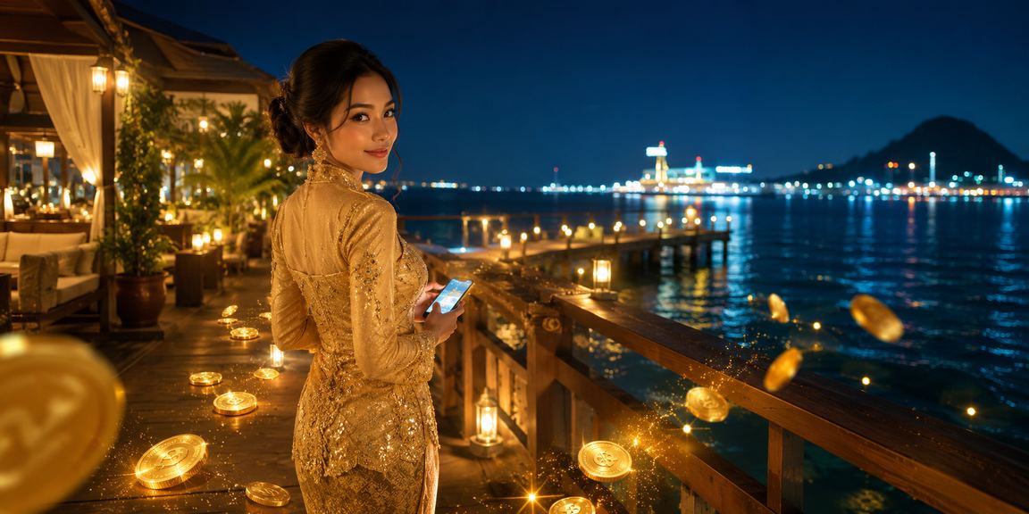 Pengguna berbaju kebaya membuat deposit platform 1919 Malaysia dengan kawalan bajet yang bijak