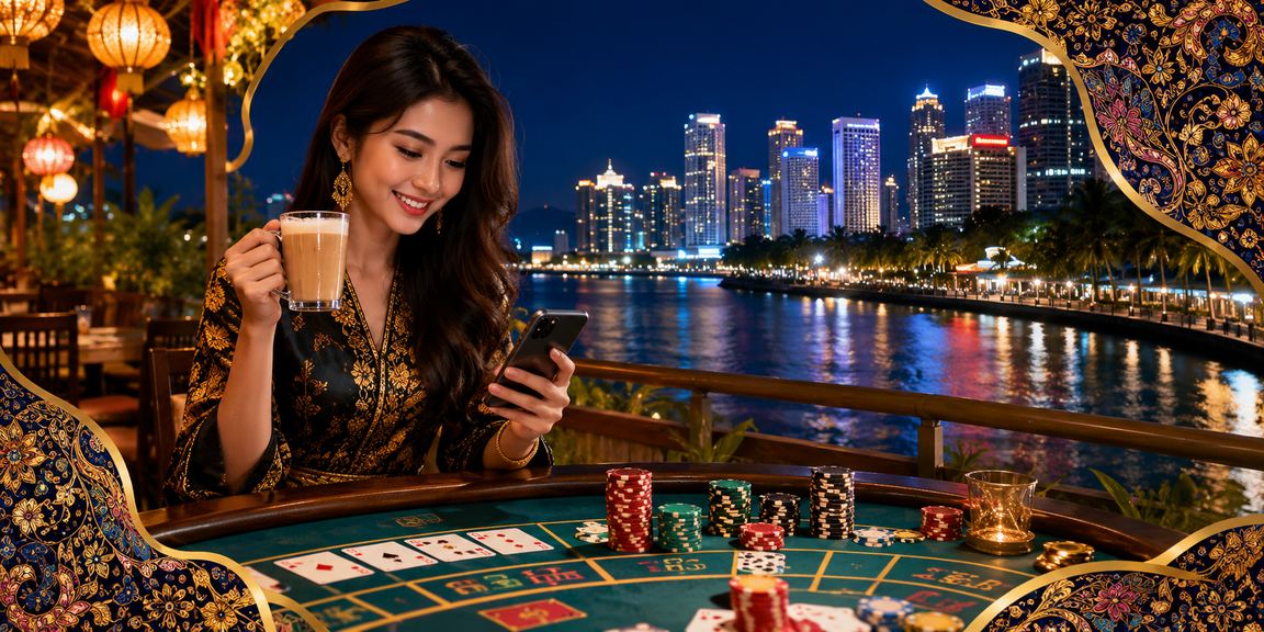 Pemain meja baccarat bergaya batik di Petaling Jaya menggunakan platform 1919